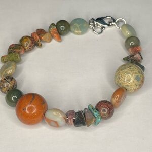 Multicolor Stone Beaded Bracelet